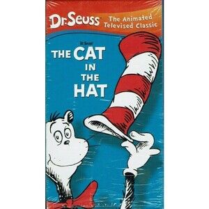 Dr. Seuss - The Cat in the Hat CARTOON (VHS, 2003) TESTED Tape Only